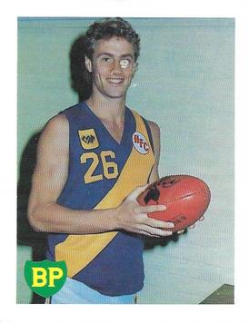 1986 BP WAFL Footballers #NNO David O'Connell Front